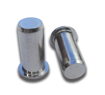 M10 Steel Large Flange, Plain body Rivet Nut - Closed End